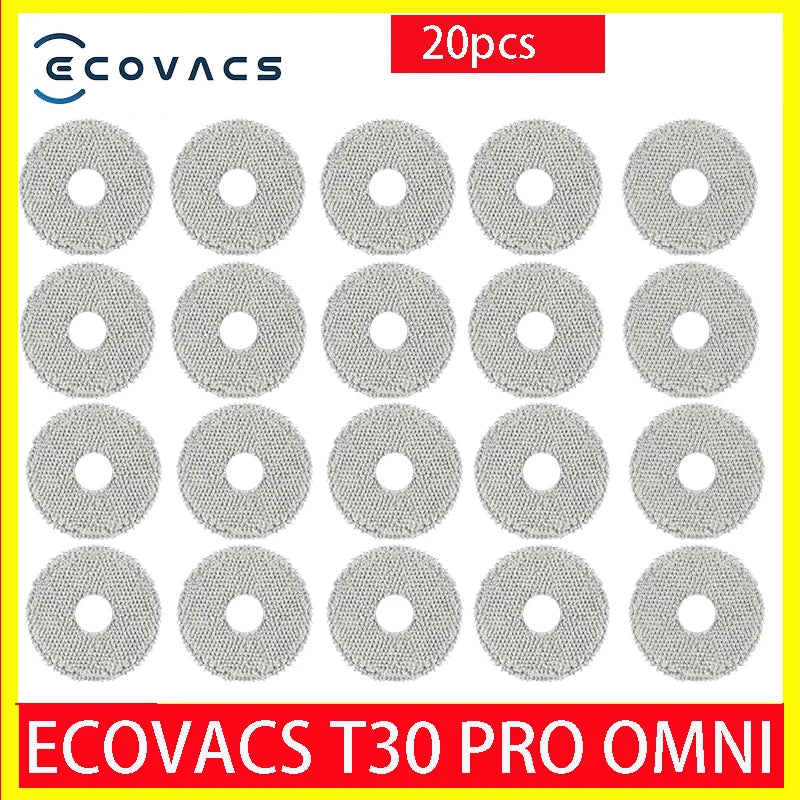 ECOVACS T30 PRO OMNI / T30S PRO / YEEDI M12 Pro+ Robot Vaccum Replacement Parts Dust Bag Main Side Brush Filter Mop Accessories