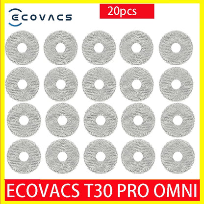 ECOVACS T30 PRO OMNI / T30S PRO / YEEDI M12 Pro+ Robot Vaccum Replacement Parts Dust Bag Main Side Brush Filter Mop Accessories