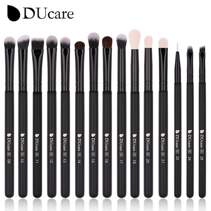 DUcare Black makeup brush Professional Makeup Eyeshadow Foundation Powder Soft Synthetic Hair Makeup Brushes