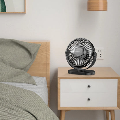 Desktop Wall Mounted Mini Electric Fan Mute 3 Speed Adjustment Portable USB Fan For Home Desk Office