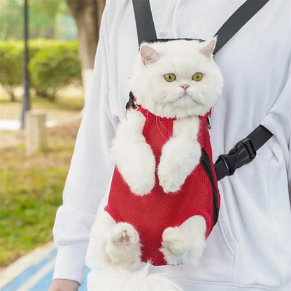 Pet Carrier Backpack Adjustable Pet Front Carrier for Hiking And Riding Dog Backpack Pet Legs Out Travel Bag for Cats Small Dogs