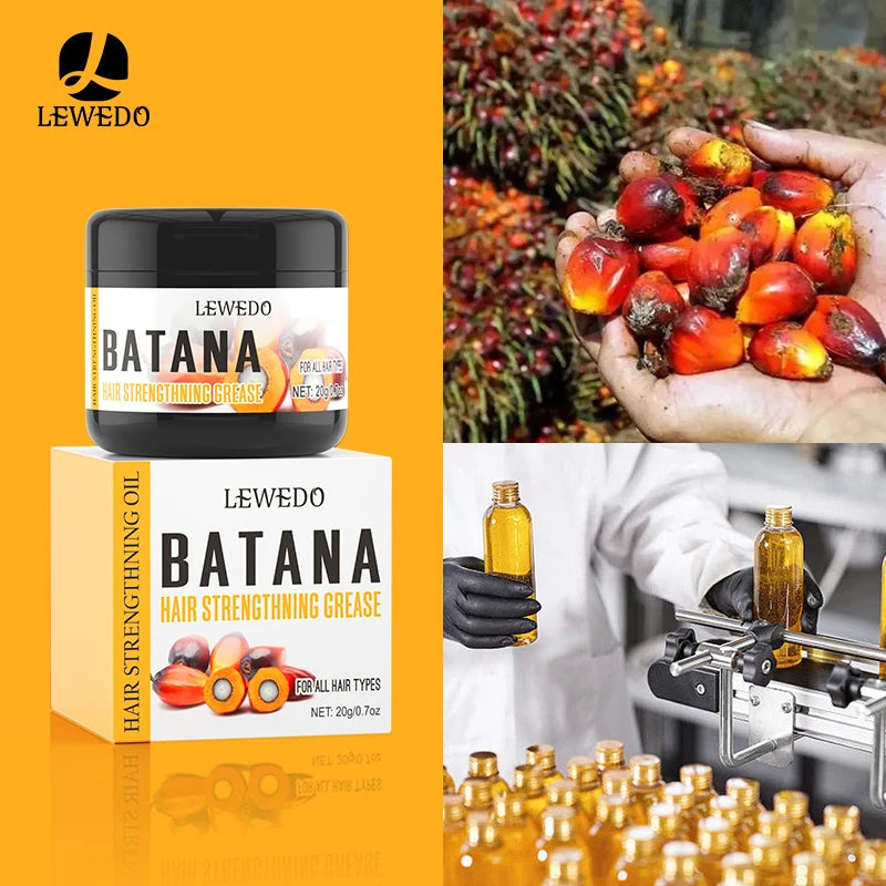 100% Pure Organic Hair Mask Batana Oil Hair Growth Oil Natural Treatment Nourish Reduce Hair Loss Anti-Breakage Hair Products