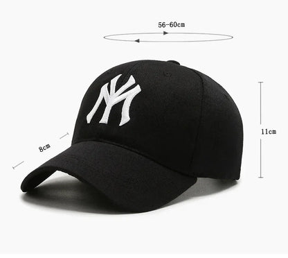 1PC Unisex Casual Baseball Caps Letter Embroidery Hip-hop Hats Spring Autumn Outdoor Adjustable Trucker Caps Sunscreen Hat