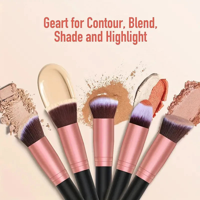 Professiona 14PCS Makeup Brushes Set  Soft Fluffy Foundation Blush Powder Eyeshadow Kabuki Blending Female Cosmetics Beauty Tool
