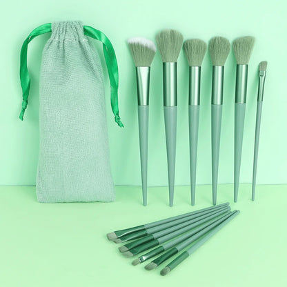 10/14Pcs Makeup Brushes Set EyeShadow Foundation Women Cosmetic Loose Powder Blush Super Soft Blending Make Up Brush Beauty Tool