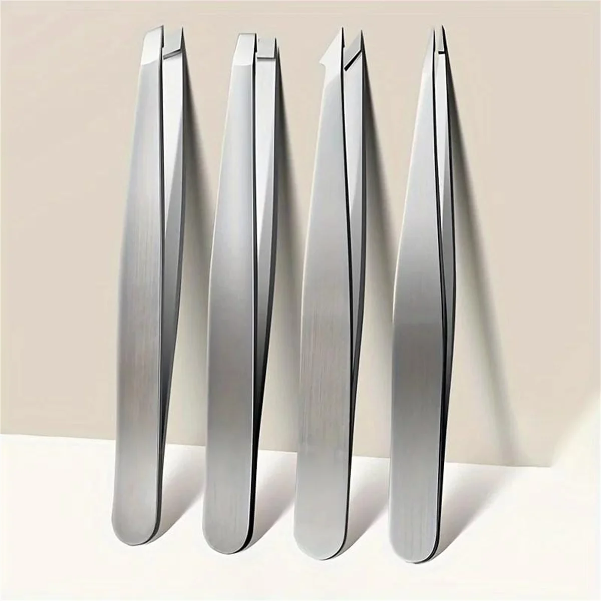 Eyebrow Tweezers Set 1/4 Pcs Stainless Steel Eyebrow Forceps Professional Beauty Tool Set For Facial Hair Inward Growing