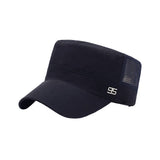 Adjustable Outdoor Baseball Cap Breathable Flat Mesh Hat Sun Hats for Men