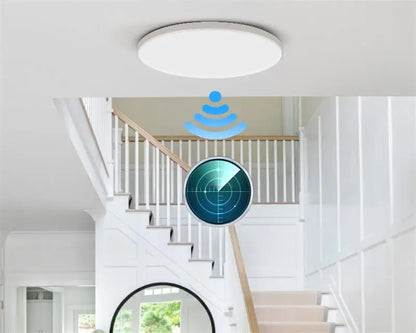 LED Motion Sensor Ceiling Lighting LED Radar Sensor Light for Room Hallways Aisle Stair Balcony Garage Induction Ceiling Lights