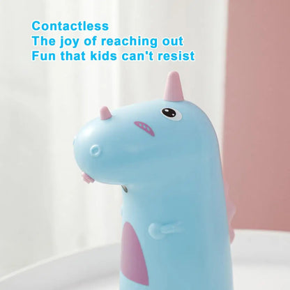 cartoon Automatic Soap Dispenser Touchless Hand Soap Dispenser For Kids Cute Dinosaur Foam Dispenser For Bathroom Countertop