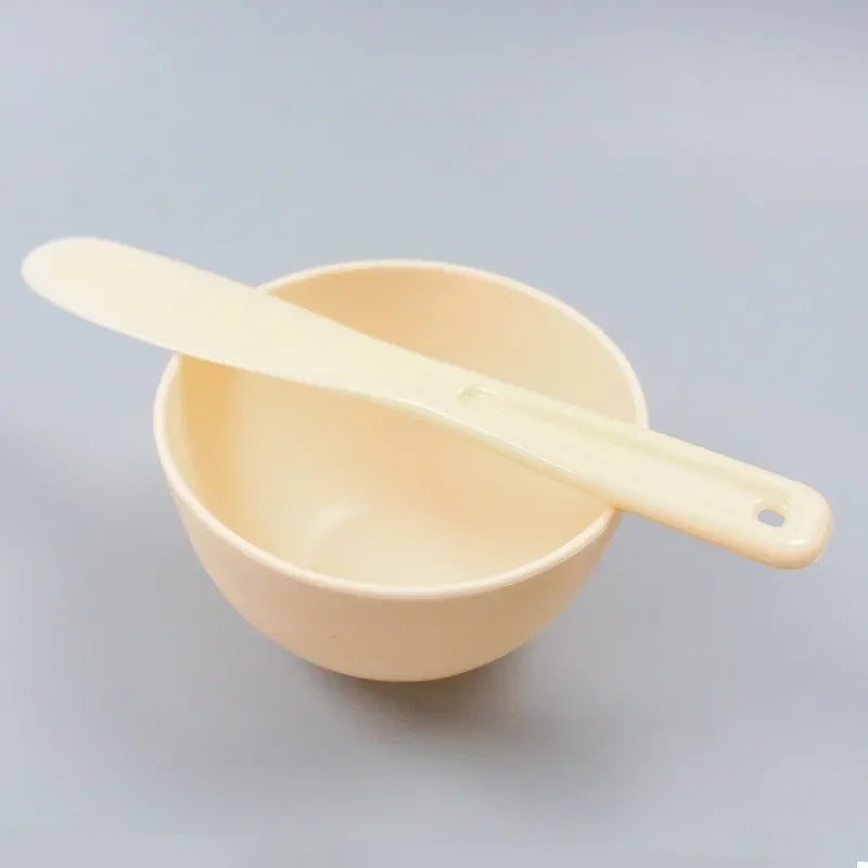 Silicone Face Mask Mixing Bowl Set Facial Care Mask Kit-Includes Mixing Bowl Stirring Stick Brush DIY Salon Make Up Supplies