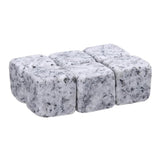 6Pcs Marble Cubes Whiskey Drinks Chilling Ice Stone Bar Cocktail Accessories  Wedding cooling drinks Ice Bags