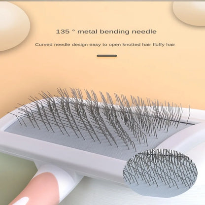 Pet Hair Shedding Comb Dog Cat Brush Grooming Long Hair Indoor Hair Remover Cleaning Beauty Slicker Pet Supplies