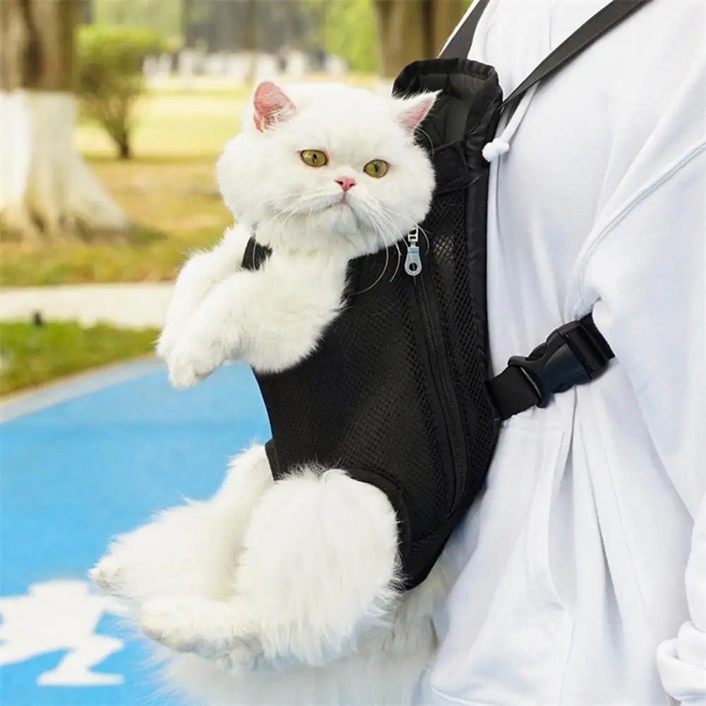 Pet Carrier Backpack Adjustable Pet Front Carrier for Hiking And Riding Dog Backpack Pet Legs Out Travel Bag for Cats Small Dogs