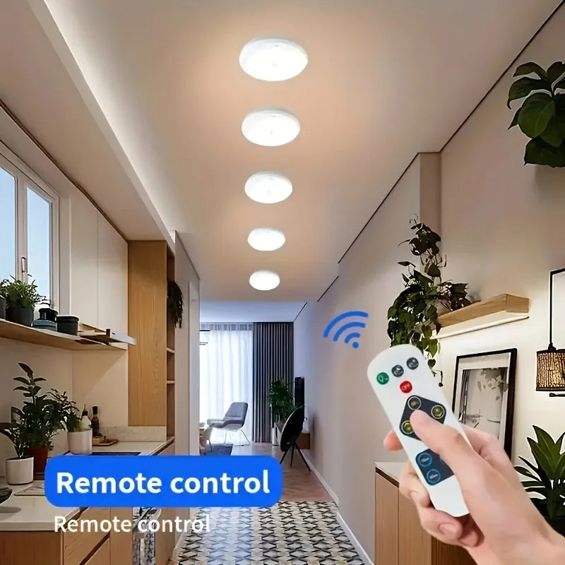 Magnetic PIR Motion Sensor LED Ceiling Light 2.5W 250lm Cool White Indoor Light For Living Room Bedroom Hallway Office Balcony