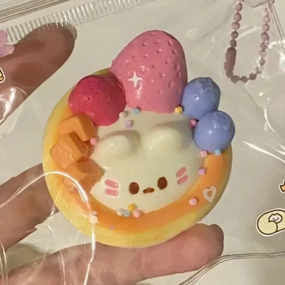 Cute Soft Squishy Toy Squeeze Design Cartoon Shape Mochi Squishy Toy Gift Fidget Play Fidget Squeeze Toy For Stress Relief