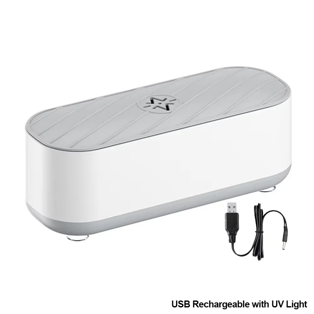 Ultrasonic Cleaning Machine USB Rechargeable High Frequency Vibration Wash Cleaner Jewelry Glasses  Cleaner