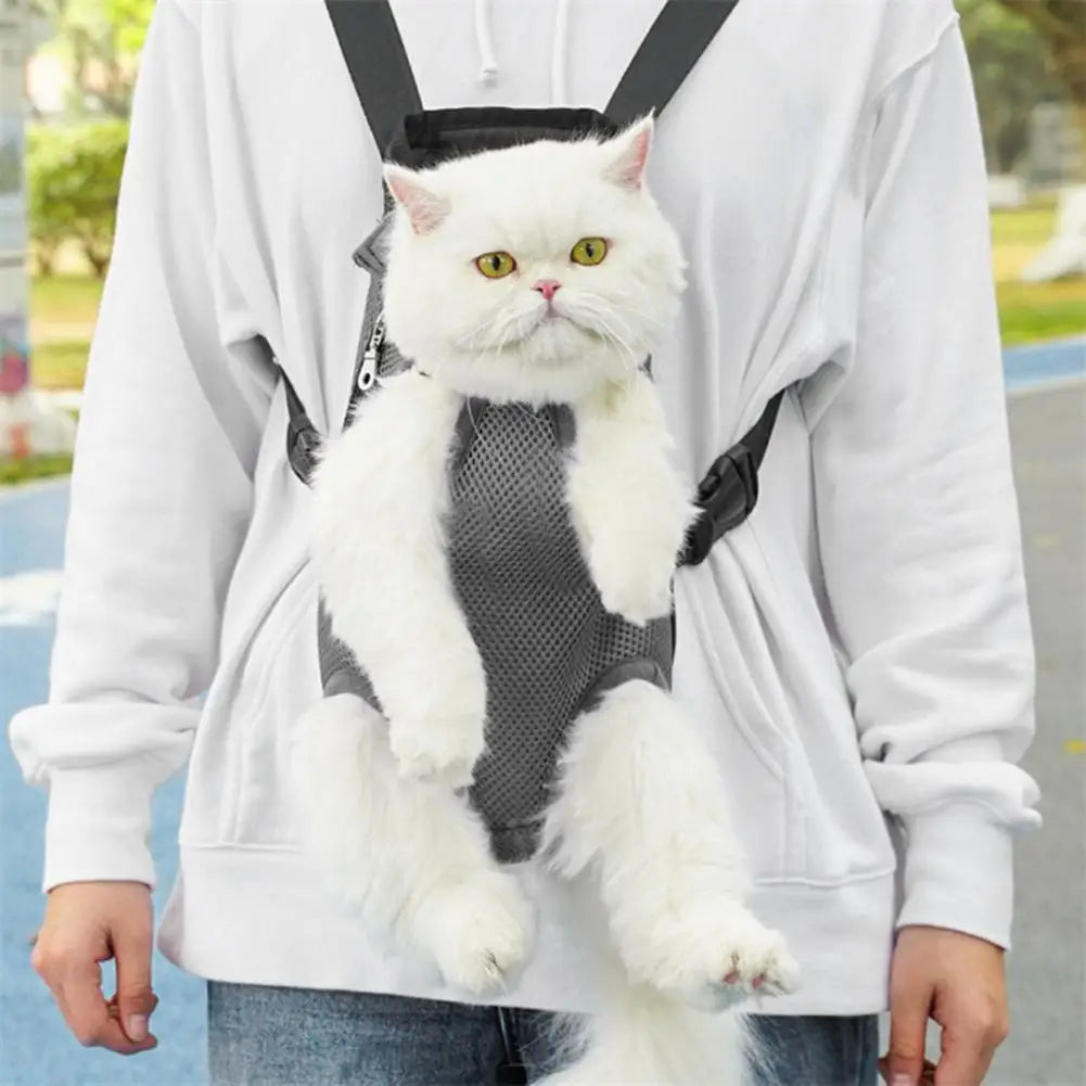 Pet Carrier Backpack Adjustable Pet Front Carrier for Hiking And Riding Dog Backpack Pet Legs Out Travel Bag for Cats Small Dogs