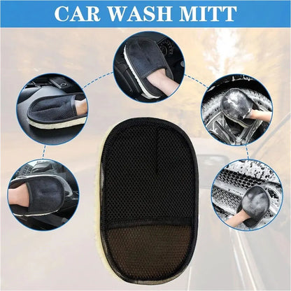 Car Cleaning Brush Cleaner Wool-like Soft Car Washing Gloves Cleaning Brush Motorcycle Washer Care Automotive Car Styling