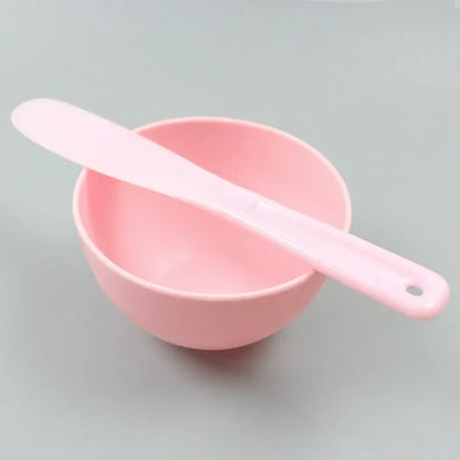 Silicone Face Mask Mixing Bowl Set Facial Care Mask Kit-Includes Mixing Bowl Stirring Stick Brush DIY Salon Make Up Supplies
