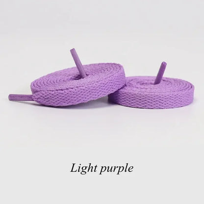 1pair Flat Shoelaces Classic Shoe Laces Fit Fashion Solid Sports Shoelace Casual Unisex Shoe Strings Shoe Accessories