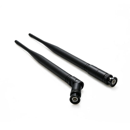 2Pcs/Set BNC Male Antenna Wireless Microphone Receiver Antenna UHF 500MHz-900MHz 3dBi Gain Amplifier Signal Antenna 215mm Length