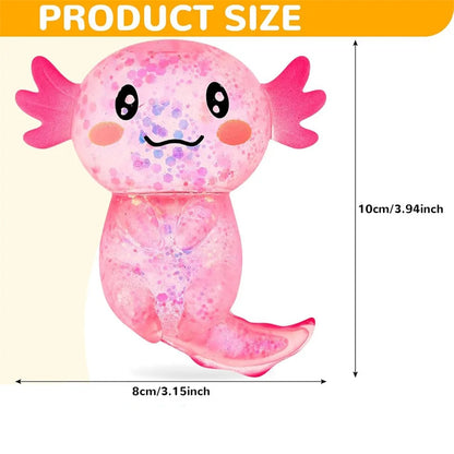 1/3/6/9PCS Axolotl Sensory Stress Relief Squishy Valentine's Day Gift Axolotl Party Supplies Gift Stress Relief Squeezing Gift