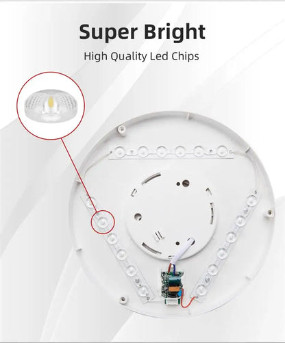 LED Motion Sensor Ceiling Lighting LED Radar Sensor Light for Room Hallways Aisle Stair Balcony Garage Induction Ceiling Lights