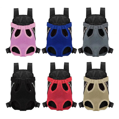 Pet Carrier Backpack Adjustable Pet Front Carrier for Hiking And Riding Dog Backpack Pet Legs Out Travel Bag for Cats Small Dogs