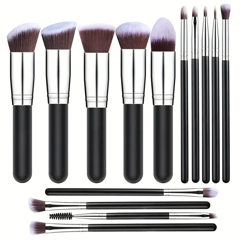 Professiona 14PCS Makeup Brushes Set  Soft Fluffy Foundation Blush Powder Eyeshadow Kabuki Blending Female Cosmetics Beauty Tool