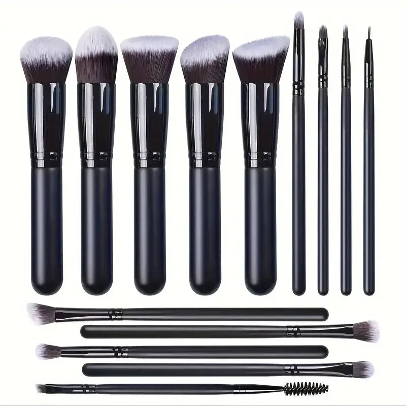 Professiona 14PCS Makeup Brushes Set  Soft Fluffy Foundation Blush Powder Eyeshadow Kabuki Blending Female Cosmetics Beauty Tool