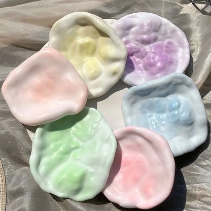 Relax Ball Squishy Table Toys Plasticity Ice Skin Super Soft Ultra-Thin Sticky Handmade Ball Light Squeez Stress Relieving Toys