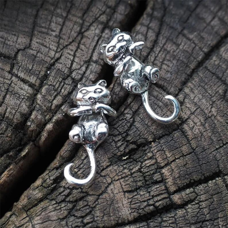 Cute Frog Earrings For Women Girls Animal Gothic Stud Earrings Piercing Female Korean Jewelry