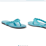 50 % OFF NWT  Abound Frannie Braided Thong Blue Sandal‎ Slippers. Size 8M. Women's Fashion.