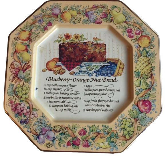 Bundle of 3 Avon Tin Plates with‎ Recipes. Home Kitchen Decors