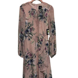 NWT Women's Floral Print Long Sleeve Dress Size 4. Women's Fashion