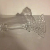 New 8" Clear Glass Pillar Candle 🕯 Stick Holder‎. Home Decor Accessories.