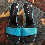 50% OFF New Bijou Heels Blue Size 7. Women's‎ Ladies Shoes 👠 Sandals.