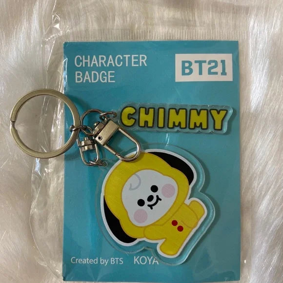 BTS‎ 21 BT21 BTS21 "Chimmy" Keychain Bag‎ Charm. Trending Fashion Accessories