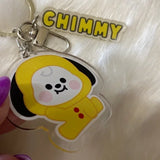 BTS‎ 21 BT21 BTS21 "Chimmy" Keychain Bag‎ Charm. Trending Fashion Accessories