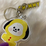 BTS‎ 21 BT21 BTS21 "Chimmy" Keychain Bag‎ Charm. Trending Fashion Accessories