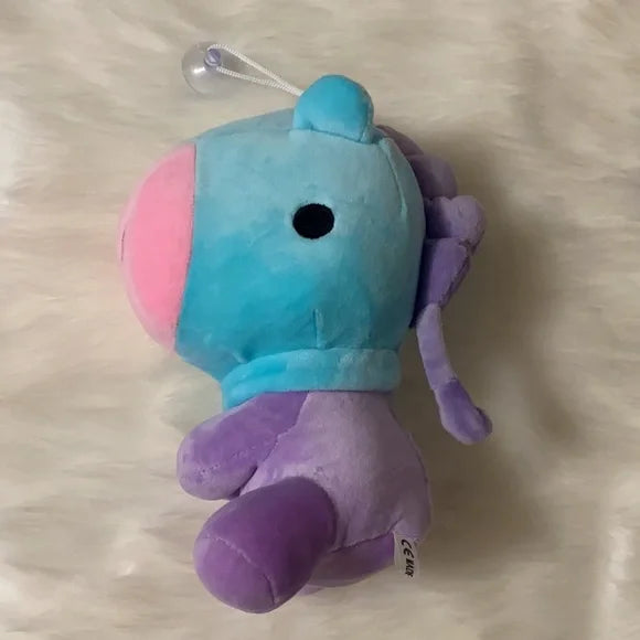 NWOT New BTS21 Line Friends Plushie "MANG" blue-purple horse plushie doll BTS 21 stuff toys approx 10"