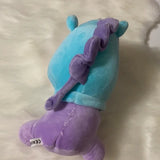 NWOT New BTS21 Line Friends Plushie "MANG" blue-purple horse plushie doll BTS 21 stuff toys approx 10"