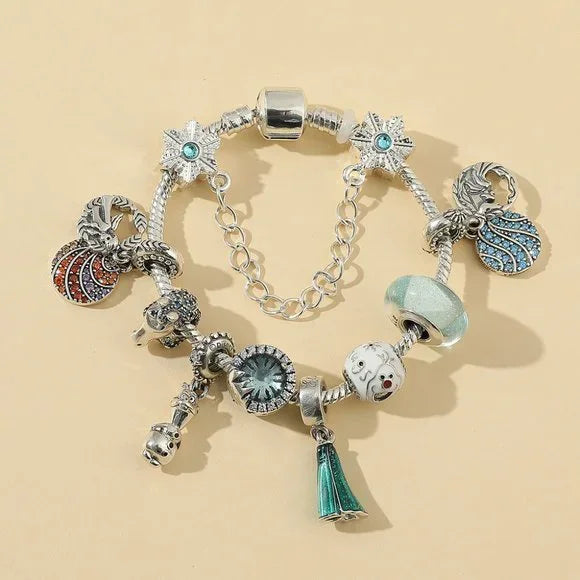 NEW Princess Elsa Frozen Movie Charms Bracelet women's‎ fashion girls accessories