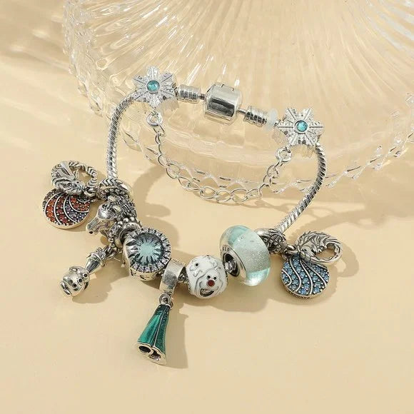 NEW Princess Elsa Frozen Movie Charms Bracelet women's‎ fashion girls accessories