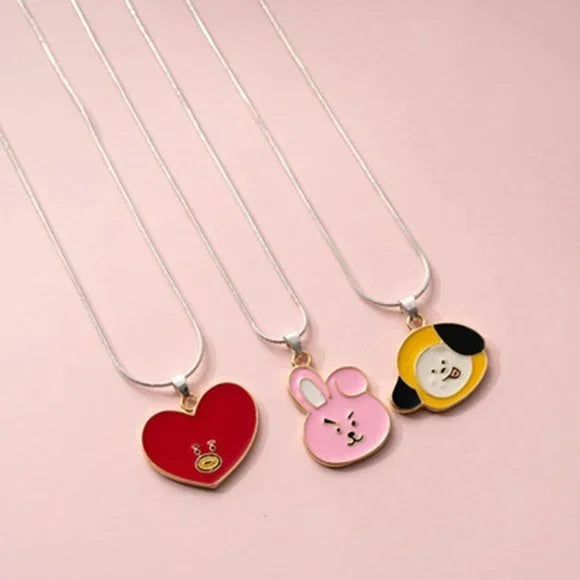 Korean BTS BT21 Cartoon‎ Animation Lucky Necklace