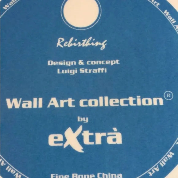 Blue Wall Art Collection‎ Plate Decor "Rebirthing"