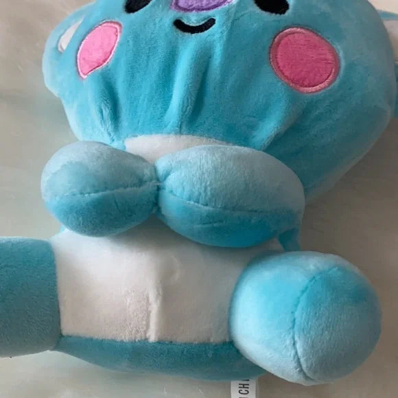 NWOT New BTS21 Line Friends Plushie "KOYA" blue plushie doll BTS 21 stuff toys approx 10"