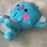 NWOT New BTS21 Line Friends Plushie "KOYA" blue plushie doll BTS 21 stuff toys approx 10"