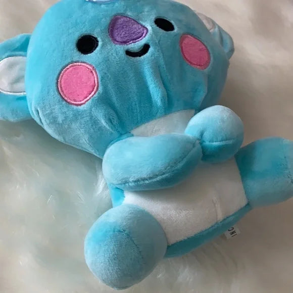 NWOT New BTS21 Line Friends Plushie "KOYA" blue plushie doll BTS 21 stuff toys approx 10"