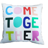 AMPERSAND DESIGN‎ STUDIO Come Together Printed Cotton Throw Pillow One Size